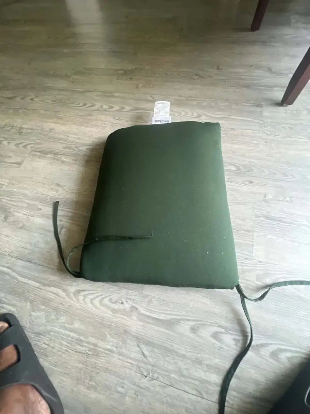 Plow & Hearth Solid Forest Green Outdoor Chair Cushion